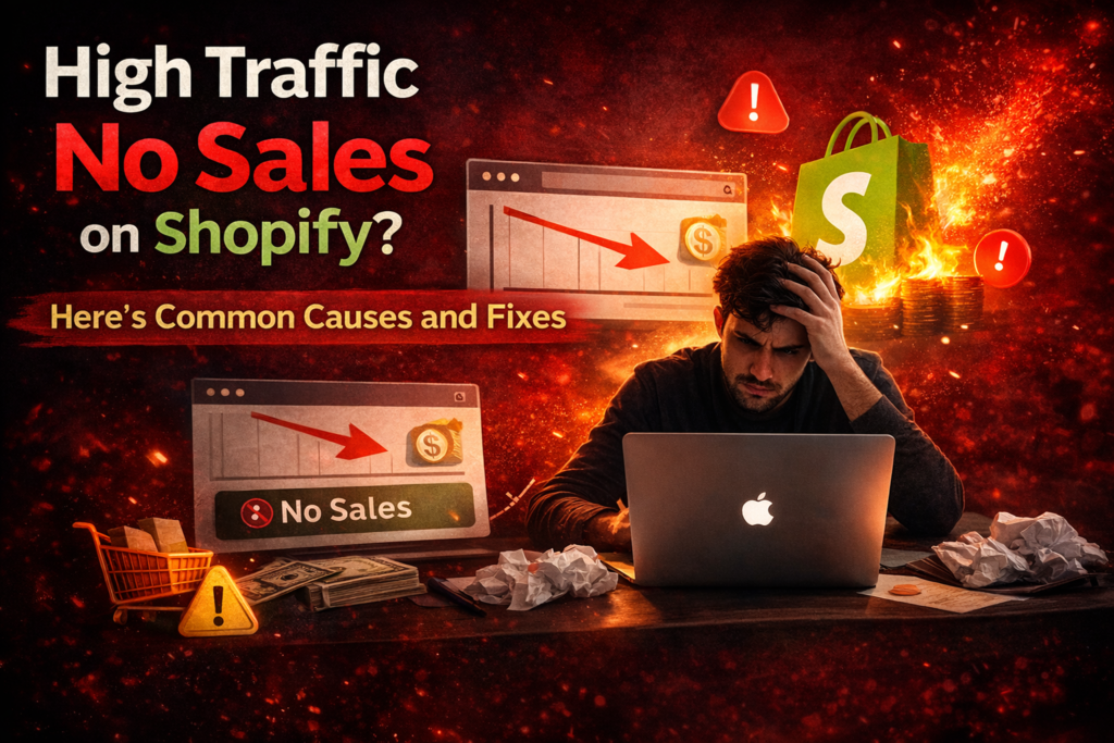 webstive solution- High Traffic No Sales on Shopify